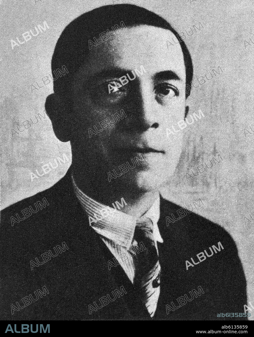 FRANCISCO VILLAESPESA (1877-1936)-EL MODERNISTA ESPAÑOL-FOTOGRAFIA BLANCO Y NEGRO.