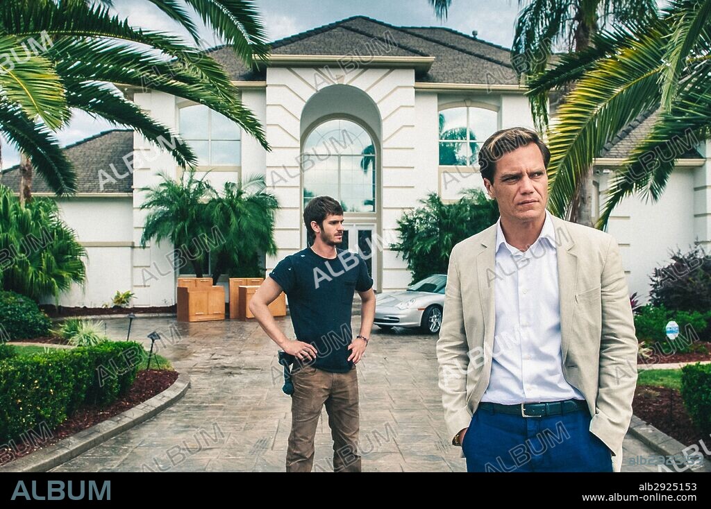 ANDREW GARFIELD und MICHAEL SHANNON in 99 HOMES, 2014, unter der Regie von RAMIN BAHRANI. Copyright NORUZ FILMS.