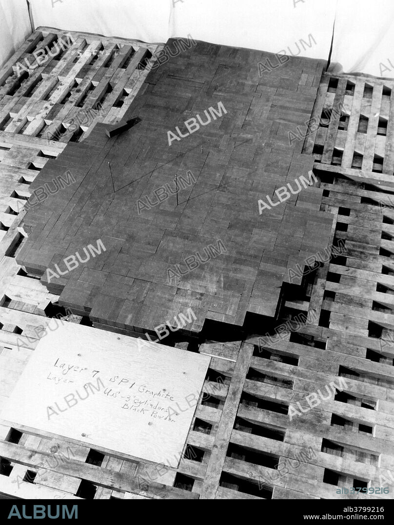 Chicago Pile-1 During Assembly, 1942