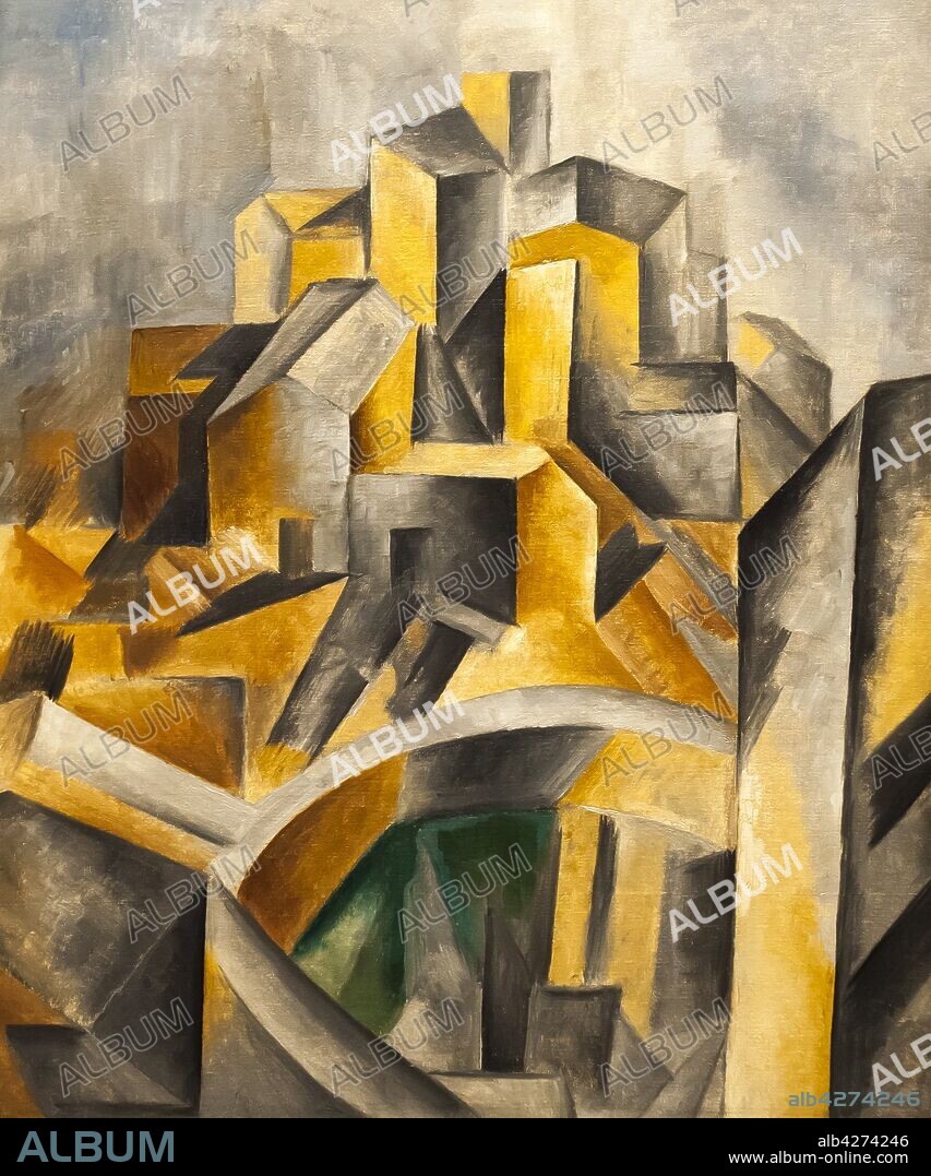 Pablo Picasso / 'El envalse, Horta de Ebro', 1909, Óleo sobre lienzo, 61,5 x 51,1 cm.