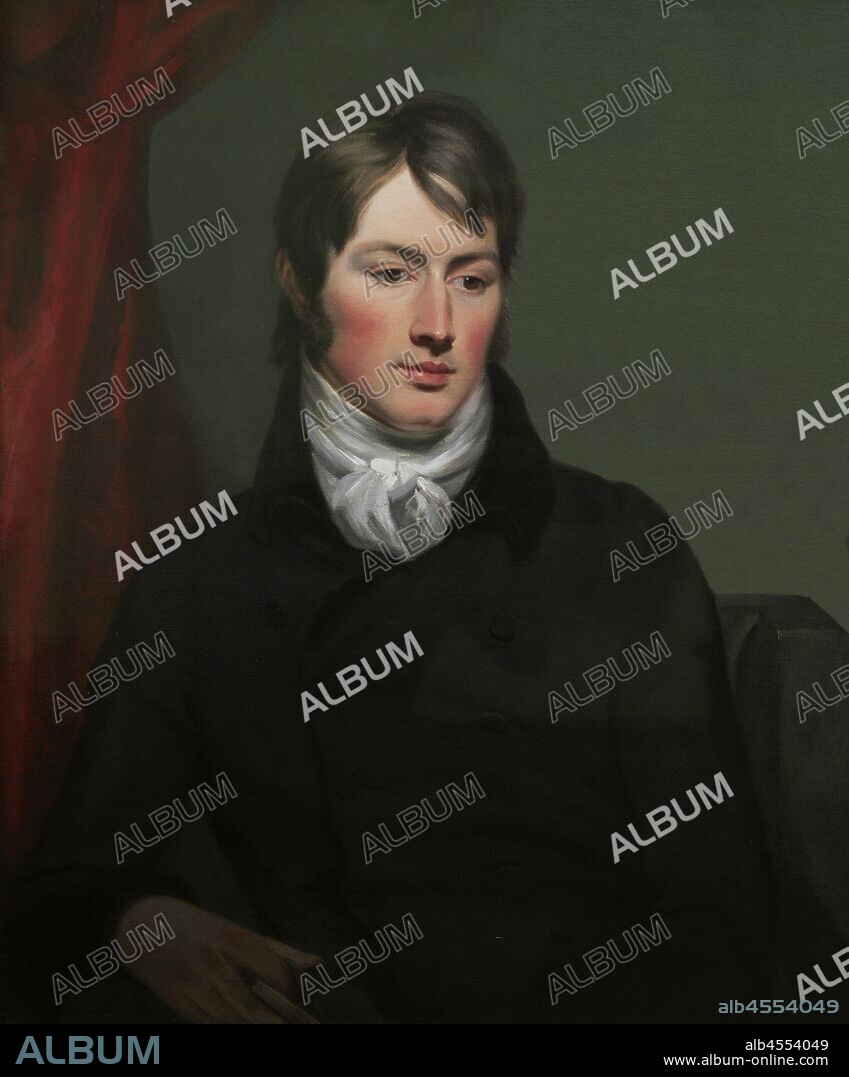 John Constable (1776-1837). Pintor paisajista inglés. Movimiento Romanticista. Retrato realizado por Ramsay Richard Reinagle (1775-1862). Oleo sobre lienzo, h.1799. National Portrait Gallery. Londres. Inglaterra.