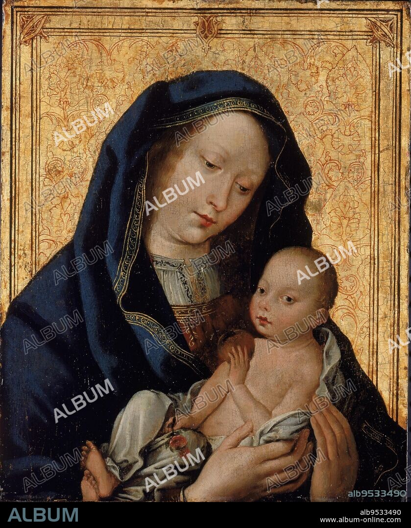 Virgin and Child with Apple. Date: 15th century. oil on wood.
