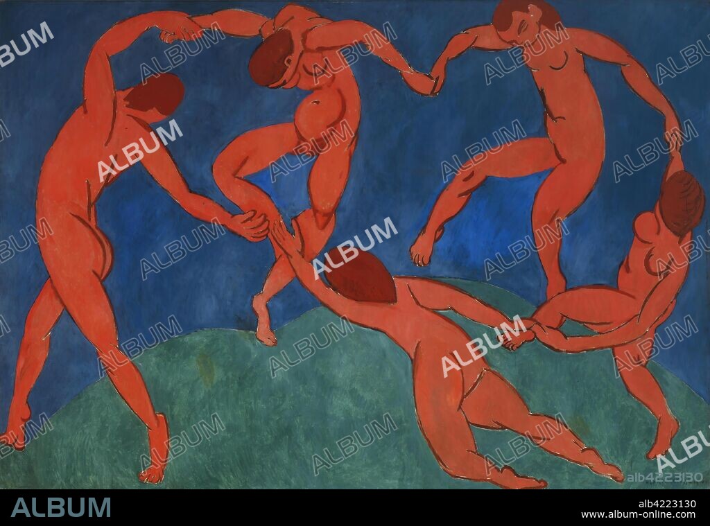 HENRI MATISSE. 'Dance'. France, 1909-1910. Dimensions: 260x391 cm.