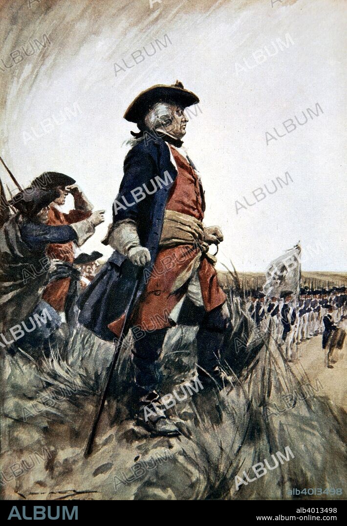 Frederick the Great, King of Prussia, 18th century (1913). Frederick II (1712-1786) ruled Prussia from 1740. He enlarged Prussian territory by acquiring Silesia from Austria in the War of the Austrian Succession and from the partiton of Poland. He was regarded as an enlightened monarch, promoting religious tolerance, modernising the bureaucracy and civil service and patronising the work of writers and philosophers such as Voltaire and Kant. From A History of Germany by HE Marshall.