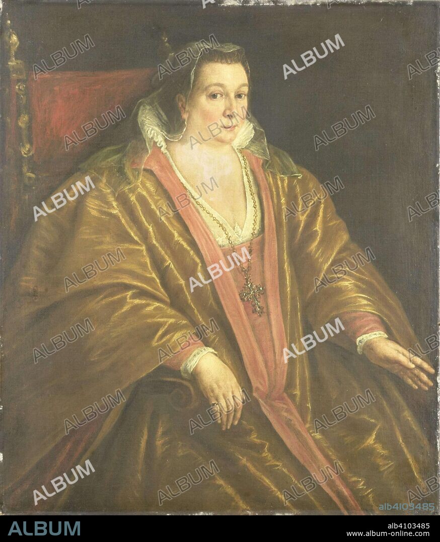 LEANDRO BASSANO (WORKSHOP OF). Portrait of a Woman, probably Morosina Morosini, Wife of Marino Grimani, the Doge of Venice. Dating: 1590 - 1600. Measurements: h 114 cm × w 97.5 cm; d 10 cm.