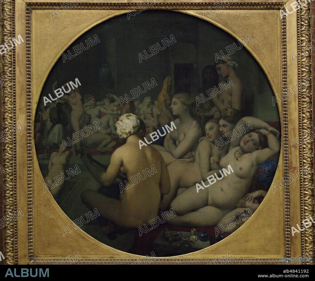 Jean-Auguste-Dominique Ingres (1780-1867). French painter. The Turkish Bath, 1862. Louvre Museum. Paris. France.