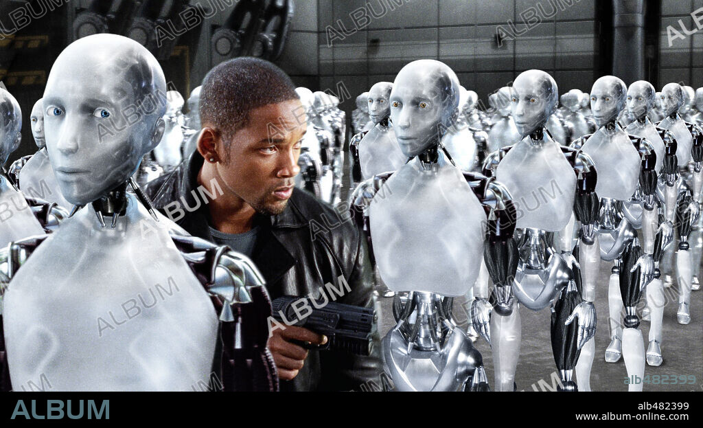 WILL SMITH en YO, ROBOT, 2004 (I, ROBOT), dirigida por ALEX PROYAS. Copyright 20TH CENTURY FOX / GERLITZ, AVA V.