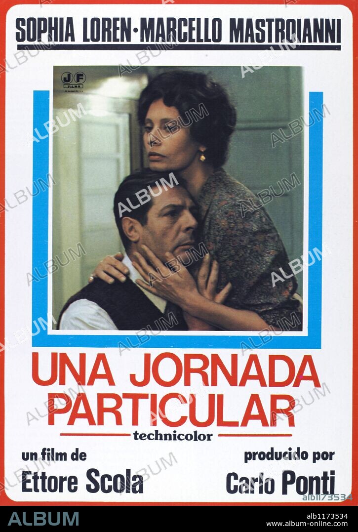 Poster de UNA JORNADA PARTICULAR, 1977 (UNA GIORNATA PARTICOLARE), dirigida por ETTORE SCOLA.
