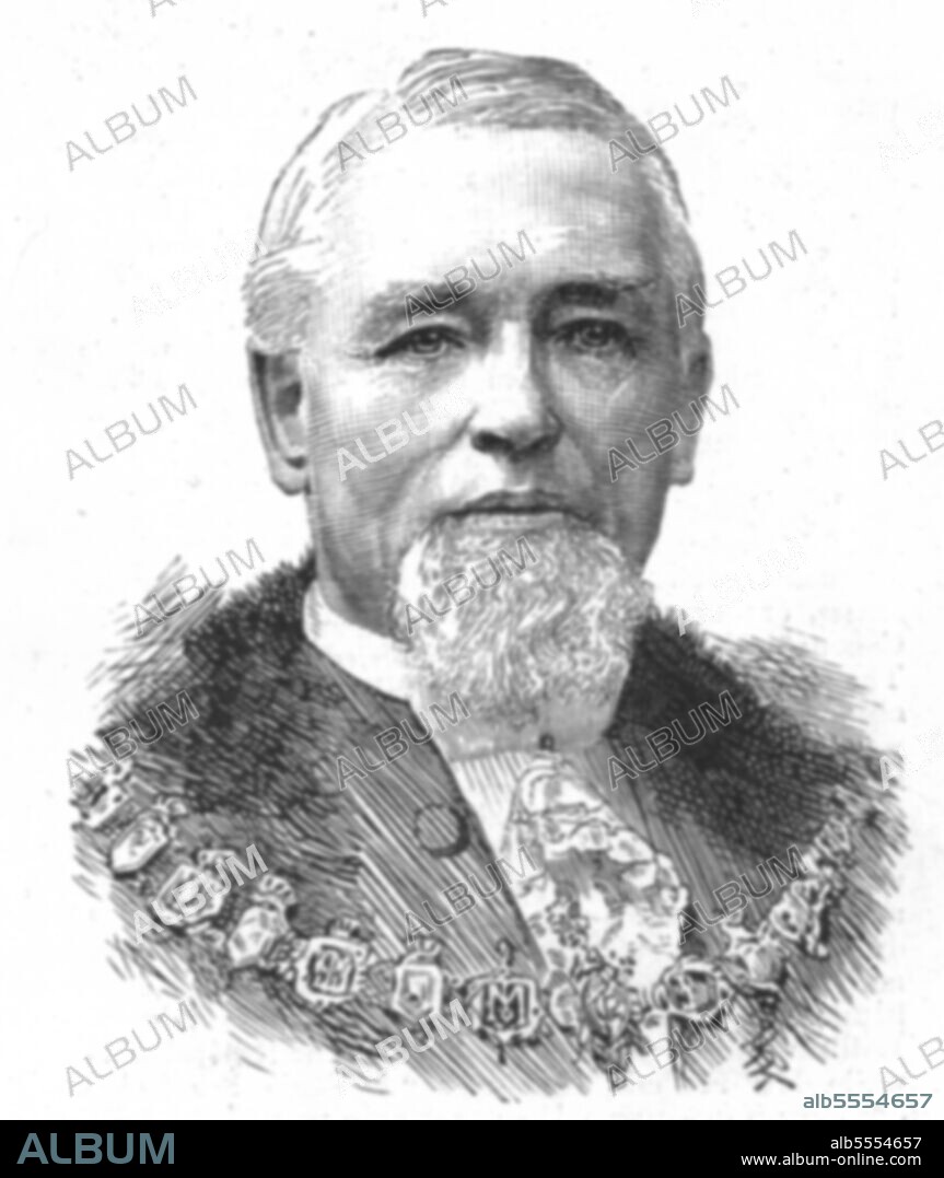 UNKNOWN. ''The new Lord Mayor and Sheriffs; Mr Alderman E.J. Gray Sheriff of London and Middlesex', 1888. From, 'The Graphic. An Illustrated Weekly Newspaper Volume 38. July to December, 1888'.