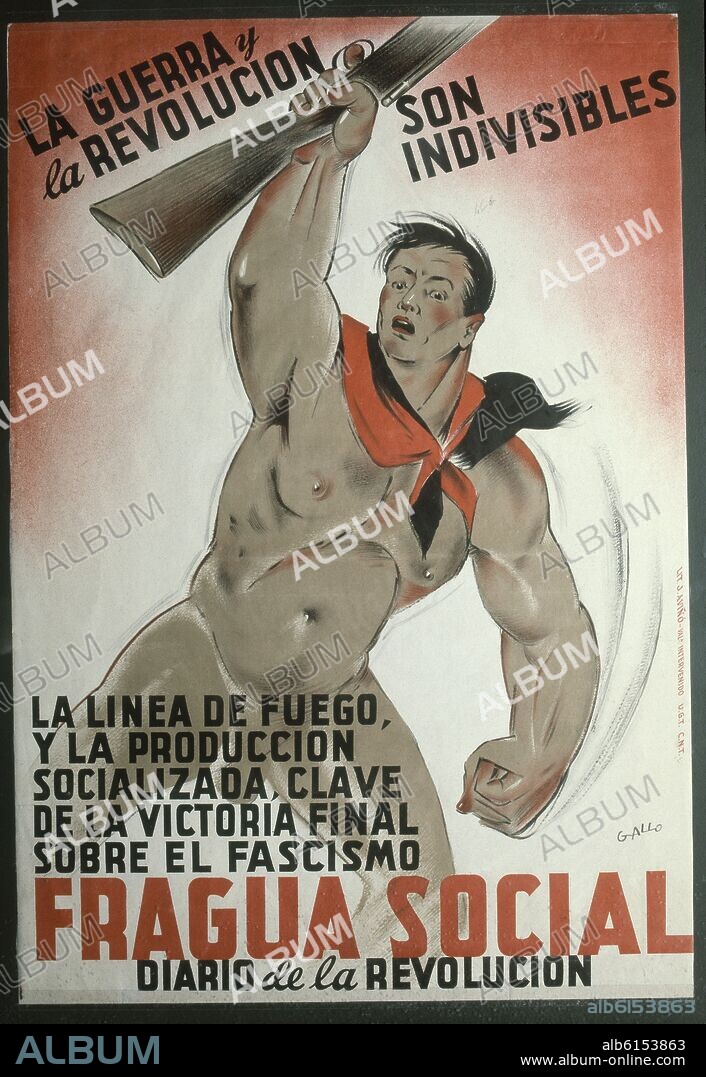 CARTEL REVOLUCIONARIO."DIARIO DE LA REVOLUCION".