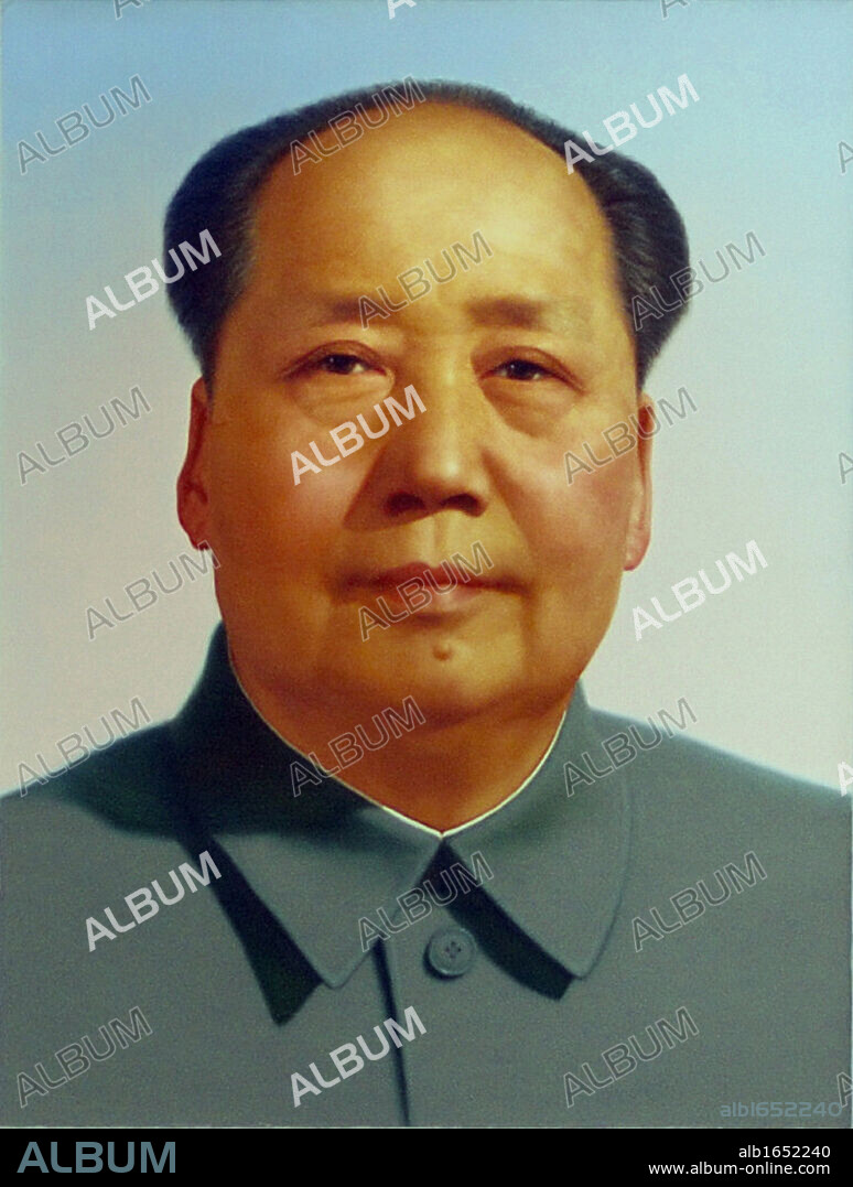 Mao Zedong 1893 - 1976), Chinese revolutionary, political theorist and communist leader. Led the People's Republic of China 1949-1976.