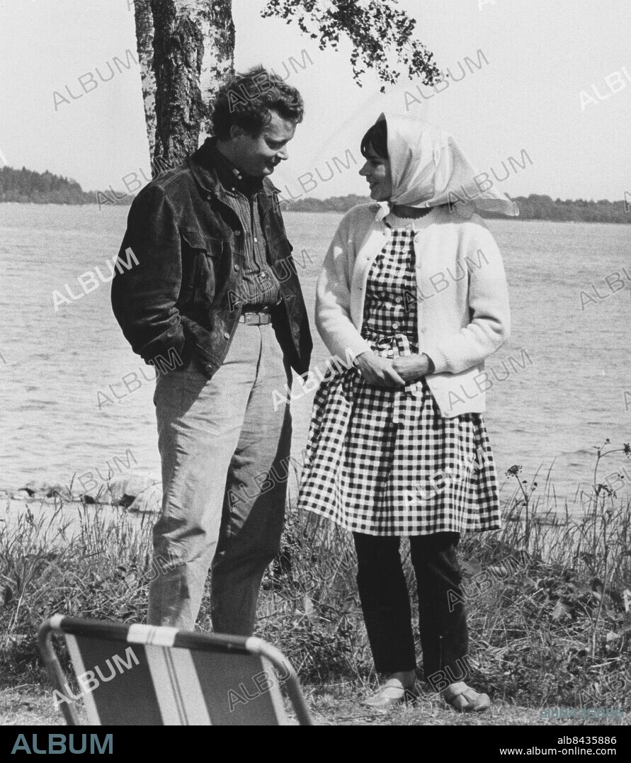 1960-tal.. Orig. bildtext... HARRIET ANDERSSON OCH ERNST-HUGO JÄREGÅRD spelar Tvärbalk på Blidö i Jörn Donners drivna filmregi. Anm. Filmen Tvärbalk i regi av Jörn Donner hade premiär 1967-04-10 Foto: Kurt Johansson / Text & Bilder persons: ERNST HUGO JÄREGÅRD;HARRIET ANDERSSON sites: SVERIGE . Bilden får endast användas i programpresenterande sammanhang. Fotografens namn, Sveriges Television samt programmets titel skall alltid anges.