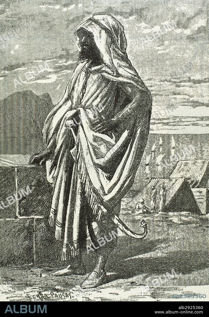 TARIQ IBN ZIYAD (670 ó 679-m. Damasco, 722). Caudillo musulmán, perteneciente a los bereberes Nafza, enviado a la Península Ibérica por Muza, junto a siete mil guerreros. Derrotó a Don Rodrigo en la Batalla de Guadalete (19 de julio del 711). Conquistó Córdoba y Toledo. Grabado.