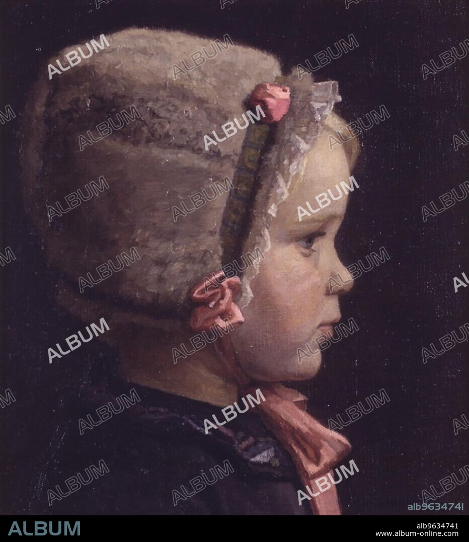 EINAR HEIN. The artist's daughter as a little girl, 1912.
