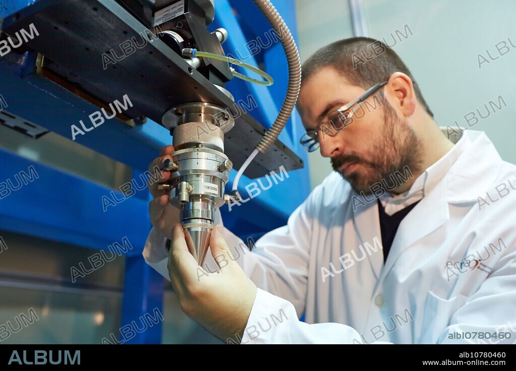 CO2 Laser Rofin Laser cutting system Industry, Tecnalia Research & innovation, Technology and Research Centre, Zamudio Technological Park, Derio, Bizkaia, Basque Country, Spain.