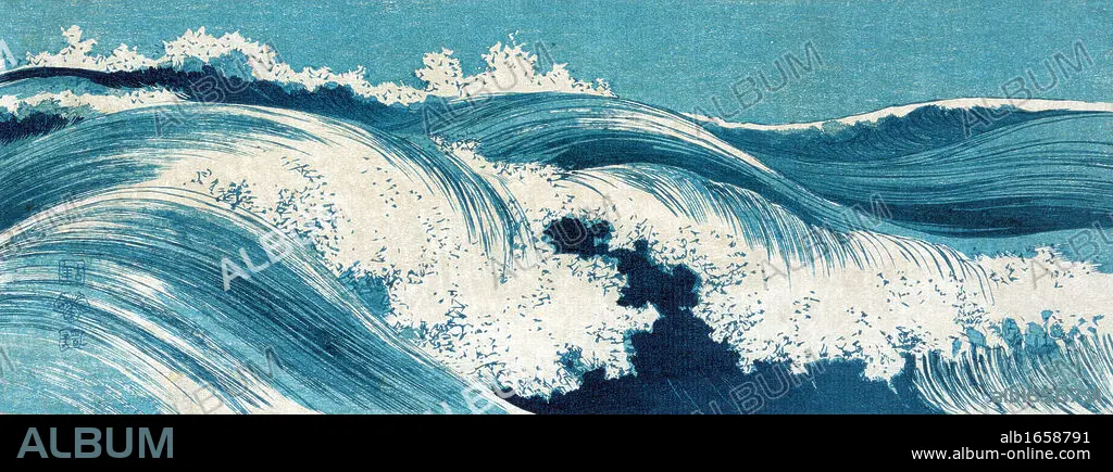 絵画 ★aik★Ocean 878 27×19.2 原画 Under the Wave off Kanagawa – Works – eMuseum