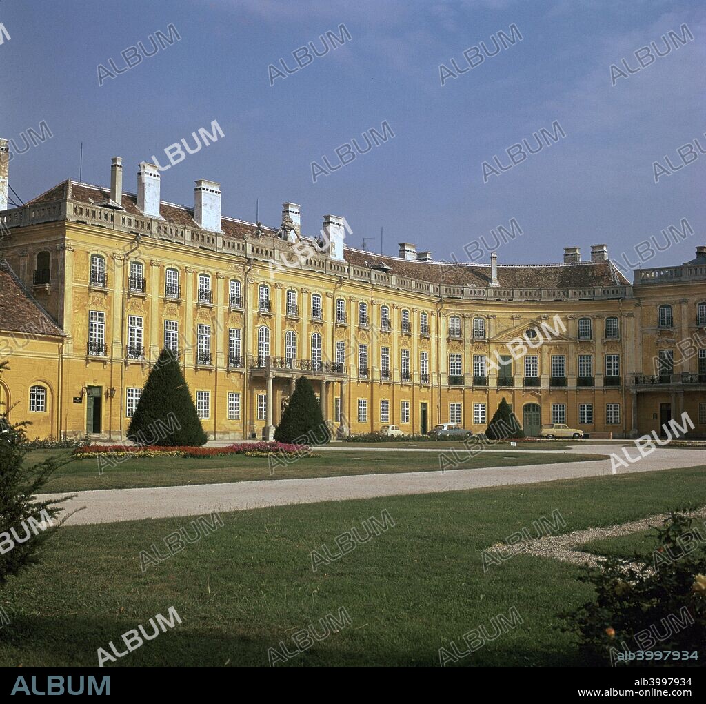 The late baroque Esterhazy Palace at Fertod, where Haydn was the court composer from the 1760s until 1790.
