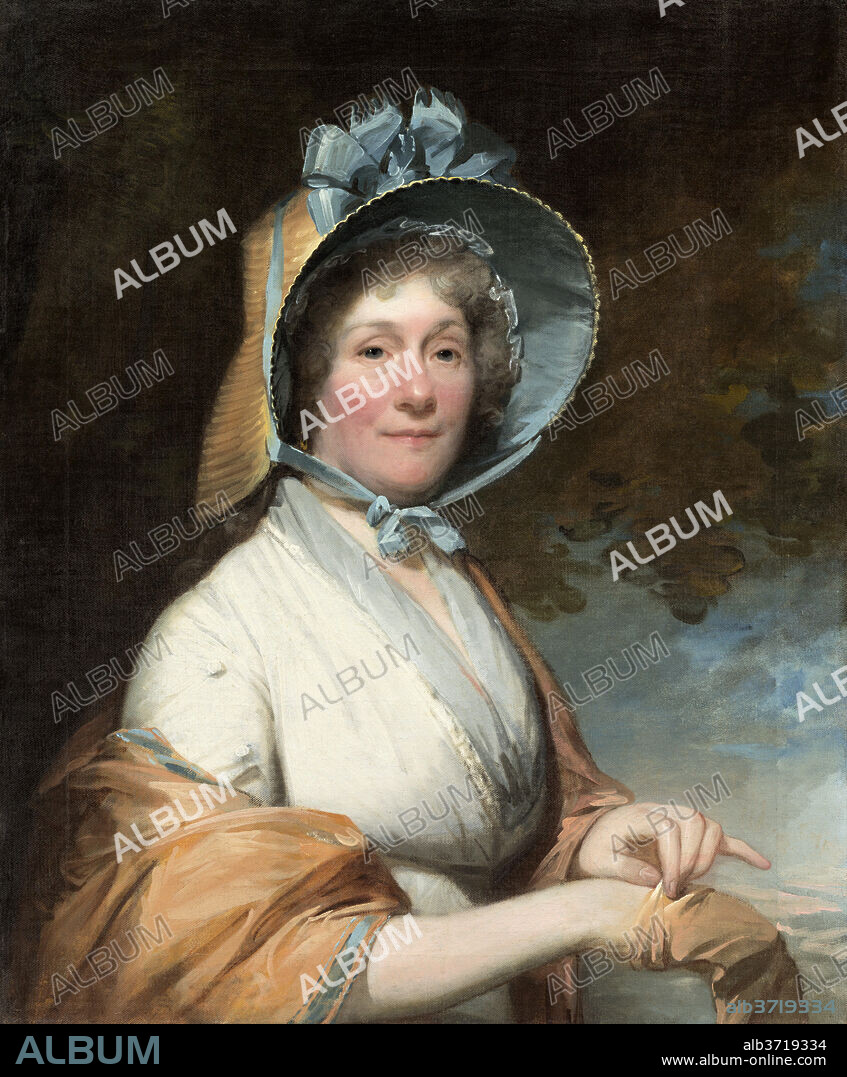 GILBERT STUART. Henrietta Marchant Liston (Mrs. Robert Liston). Dated: 1800. Dimensions: overall: 74 x 61.3 cm (29 1/8 x 24 1/8 in.)  framed: 92.4 x 79.7 x 8.3 cm (36 3/8 x 31 3/8 x 3 1/4 in.). Medium: oil on canvas.