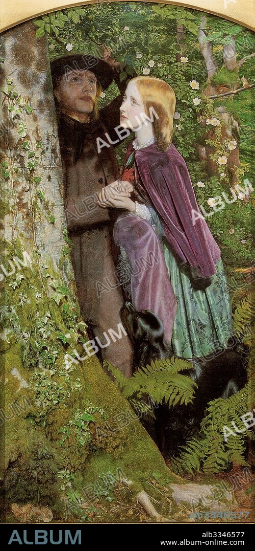 ARTHUR HUGHES. The Long Engagement.