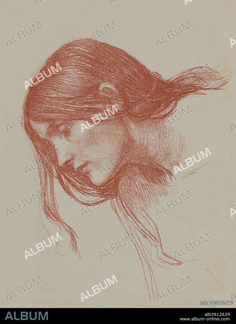 'Phyllis and Demophoon Study', c1897. A study for Phyllis. From The Studio Volume 41. [London Offices of the Studio, London, 1907].