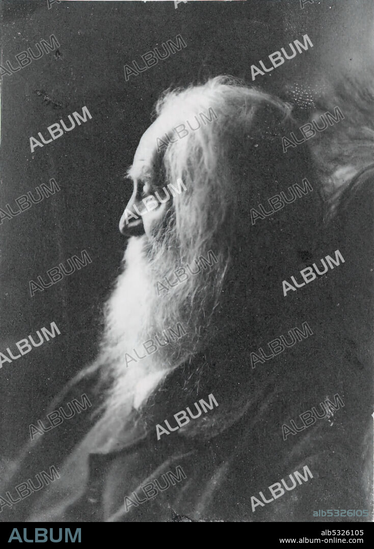 SAMUEL MURRAY. Walt Whitman in Camden, N.J., c. 1891.