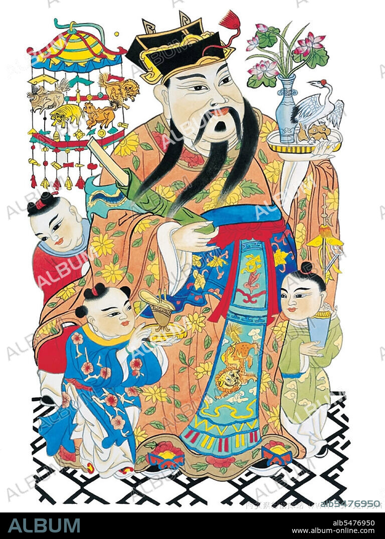 Cai Shen can also be referred to as Zhao Gongming (Chao Kung-ming) or Bi Gan (Pi-kan). Though Cai Shen began as a Chinese folk hero, later deified and venerated by local followers and admirers, Taoism and Pure Land Buddhism also came to venerate him as a god. Cai Shen's name is often invoked during the Chinese New Year celebrations. He is often depicted riding a black tiger and holding a golden rod. He may also be depicted armed with any one of several iron weapons.