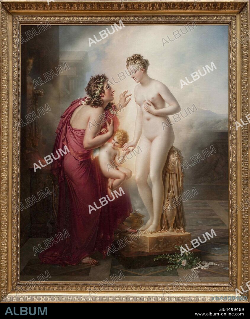 ANNE LOUIS GIRODET DE ROUCY TRIOSON. Pygmalion and Galatea.