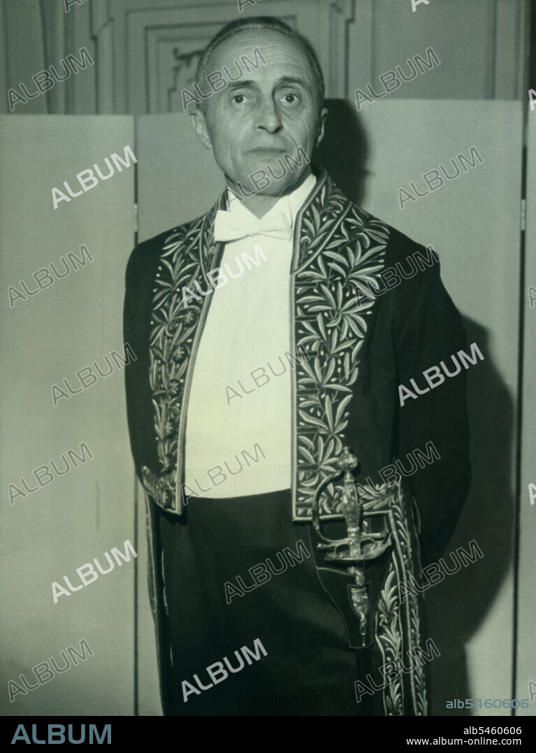 René Clair (1898-1981), director de cine francés.