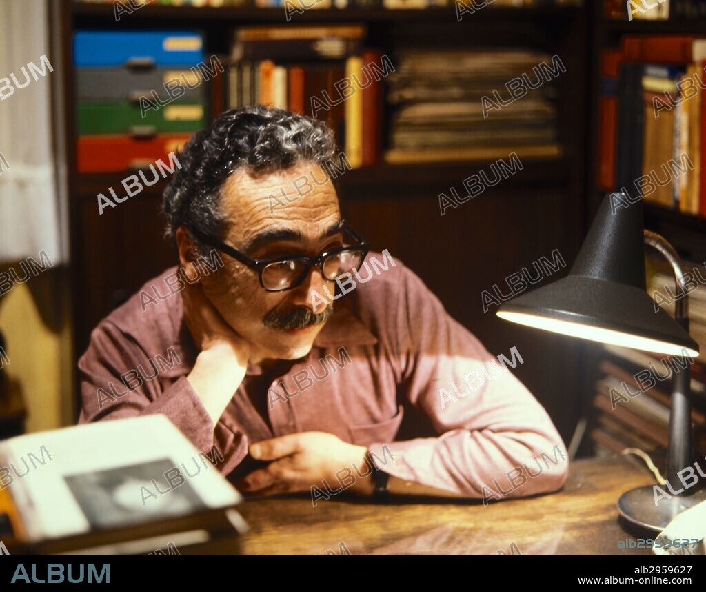 Manuel de Pedrolo Molina en 1981. Escritor catalán que escribió la totalidad de su obra en lengua catalana.