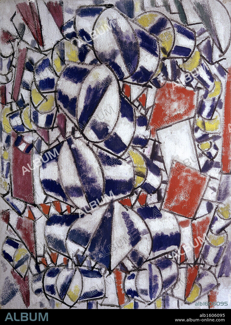 FERNAND LÉGER. Contrast Of Forms by Fernand Leger, 1913, 1881-1955.