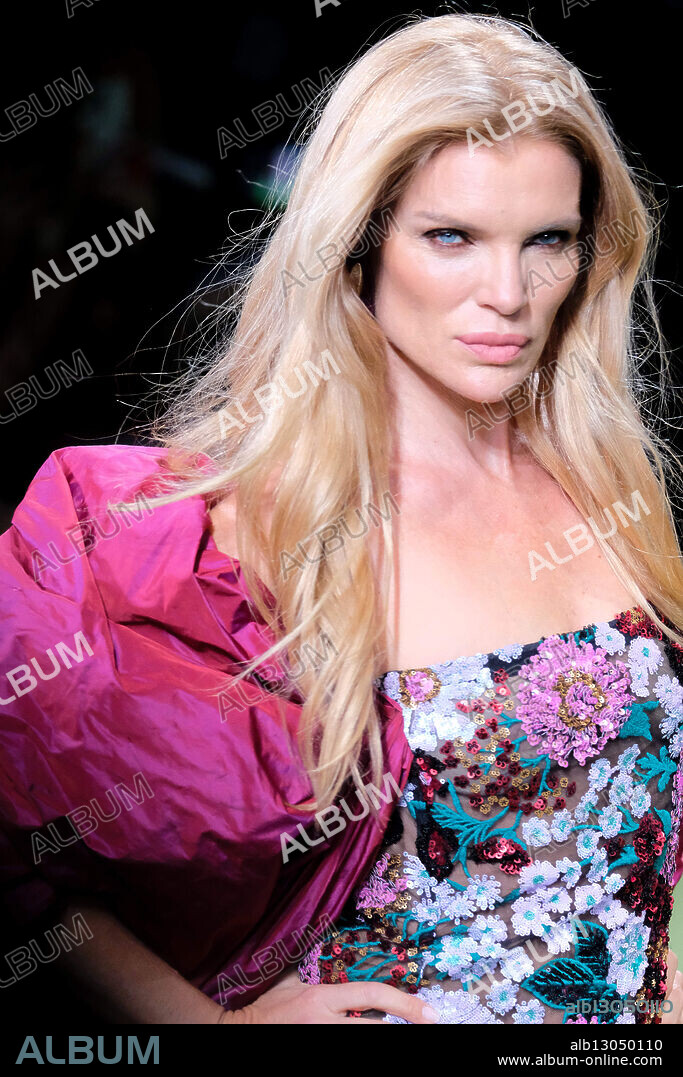 ESTHER CAÑADAS. February 22, 2025, Madrid: Esther CaÃ±adas, attends 81st MBFW Madrid, Lola Casademunt by maite fashion show. (Credit Image: © Antonio Navia/PsnewZ via ZUMA Press).