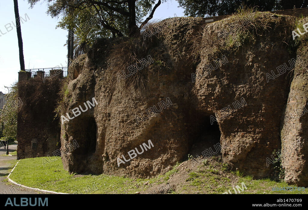 Domus Aurea (Golden House). Villa built by the Emperor Nero after the great fire between 64-68 A.C. Rome. Italy.