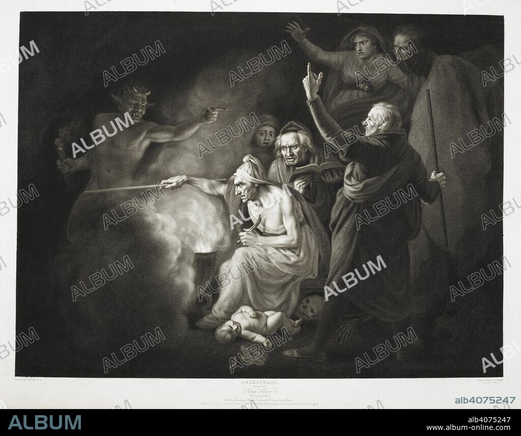 WILLIAM SHAKESPEARE. Illustration for the play by Shakespeare 'Henry IV, part 2'. Act I. Scene VI. A Collection of Prints, from pictures painted for the purpose of illustrating the Dramatic Works of Shakspeare, by the Artists of Great Britain. London : J. & J. Boydell, 1803. Painted by John Opie, R.A. Engraved by C.G. Player. and Rob. Thew. Source: Tab.599.c. vol.II, plate XVI. Language: English.