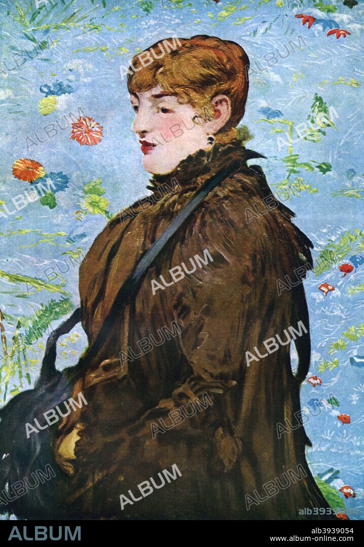 'Autumn (Mery Laurent)', 1882 (1938). Found in the collection of the Musee des Beaux-Arts, Nancy, France. Plate taken from Manet, by Robert Rey, published by William Heinemann Ltd (1938).