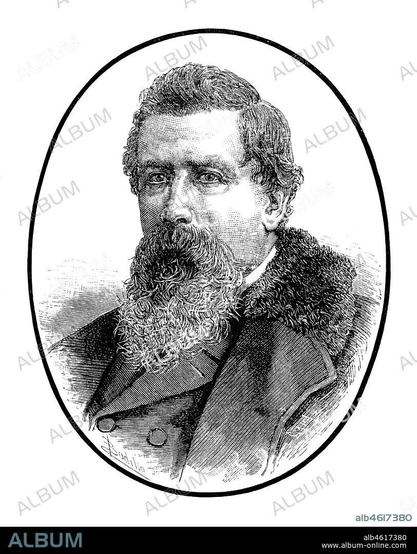 Amílcare Ponchielli (1834-1887). Compositor italiano autor de la ópera la Gioconda. Grabado de 1886.
