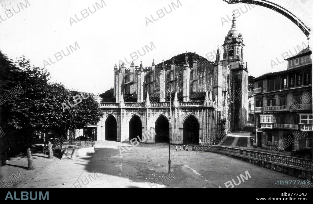 1934. Basílica del pueblo Lequeito (Vizcaya).