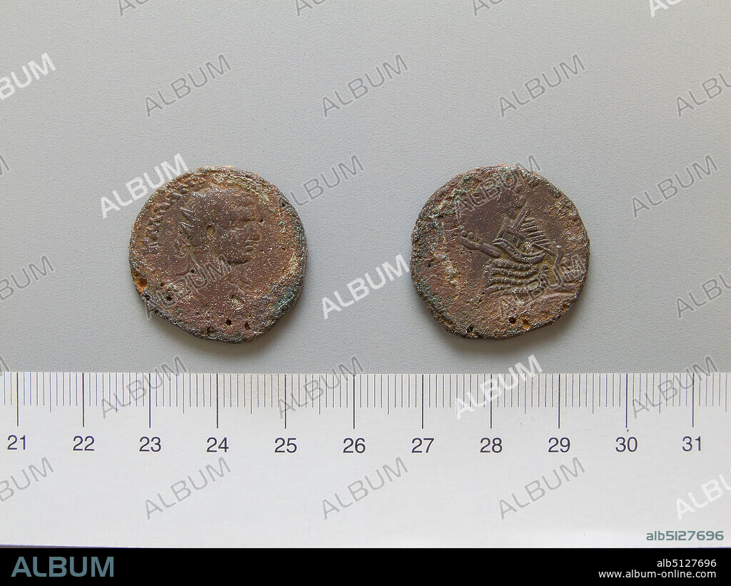 Ruler: Elagabalus, Emperor of Rome, ca. 203222, ruled 21822, Mint: Edessa, Mesopotamia, 1 As of Elagabalus, Emperor of Rome from Edessa, 21822, Copper, 9.07 g, 12:00, 26.2 mm, Made in Edessa, Mesopotamia, Roman, 3rd century, Numismatics.