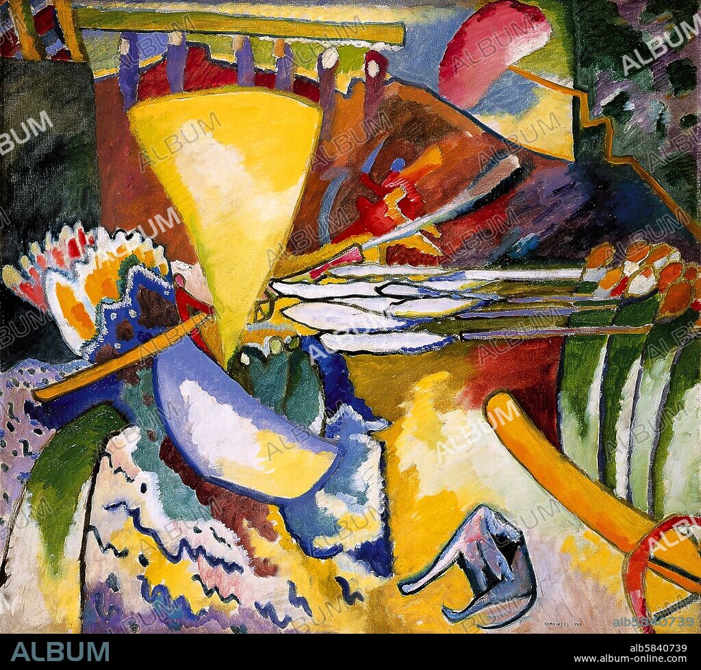 WASSILY KANDINSKY. Improvisation 11, 1910.