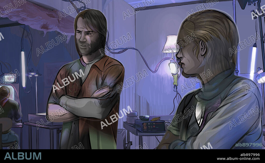 A SCANNER DARKLY, 2006, directed by RICHARD LINKLATER. Copyright WARNER INDEPENDENT PICTURES.
