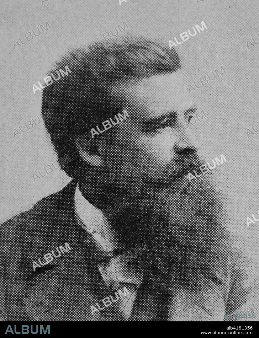 Hans Schinz, December 6, 1858 - October 30, 1941, was a Swiss explorer and botanist who was a native of Zuerich, picture from 1895, digital improved.