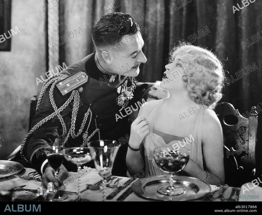 THE MERRY WIDOW, 1925.Mae Murray and John Gilbert in a scene from the film directed by Erich von Stroheim.