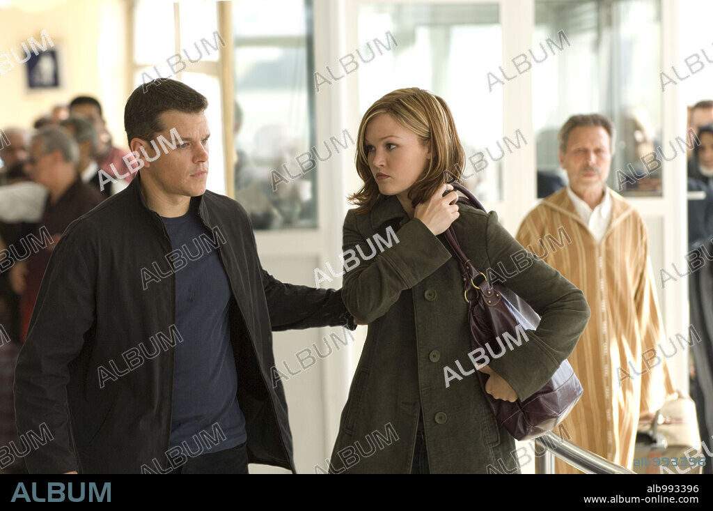 JULIA STILES und MATT DAMON in THE BOURNE ULTIMATUM, 2007, unter der Regie von PAUL GREENGRASS. Copyright UNIVERSAL PICTURES.