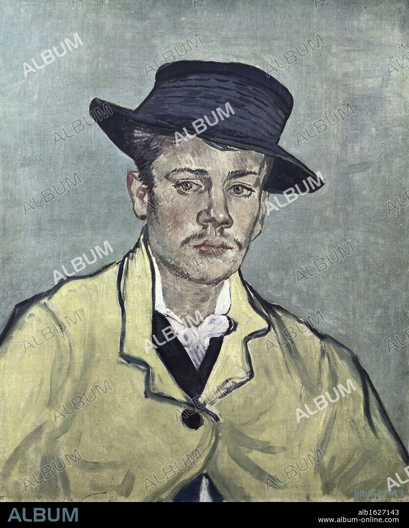Portrait of Armand Roulin  1888  Vincent van Gogh (1853-1890/Dutch)  Oil on Canvas  Folkwang Museum, Essen, Germany.