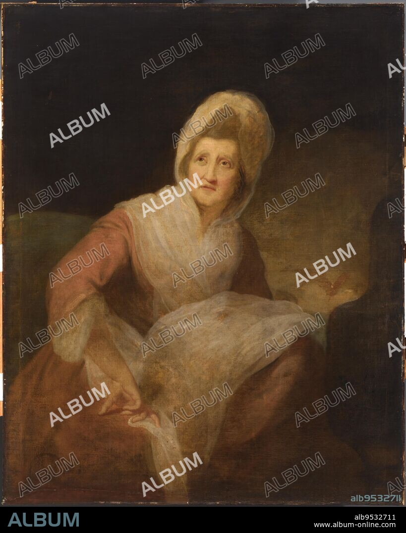 JOHN HOPPNER (attributed) and ROBERT EDGE PINE (attributed). Patience Lovell Wright. oil on canvas. Date: c. 1782.