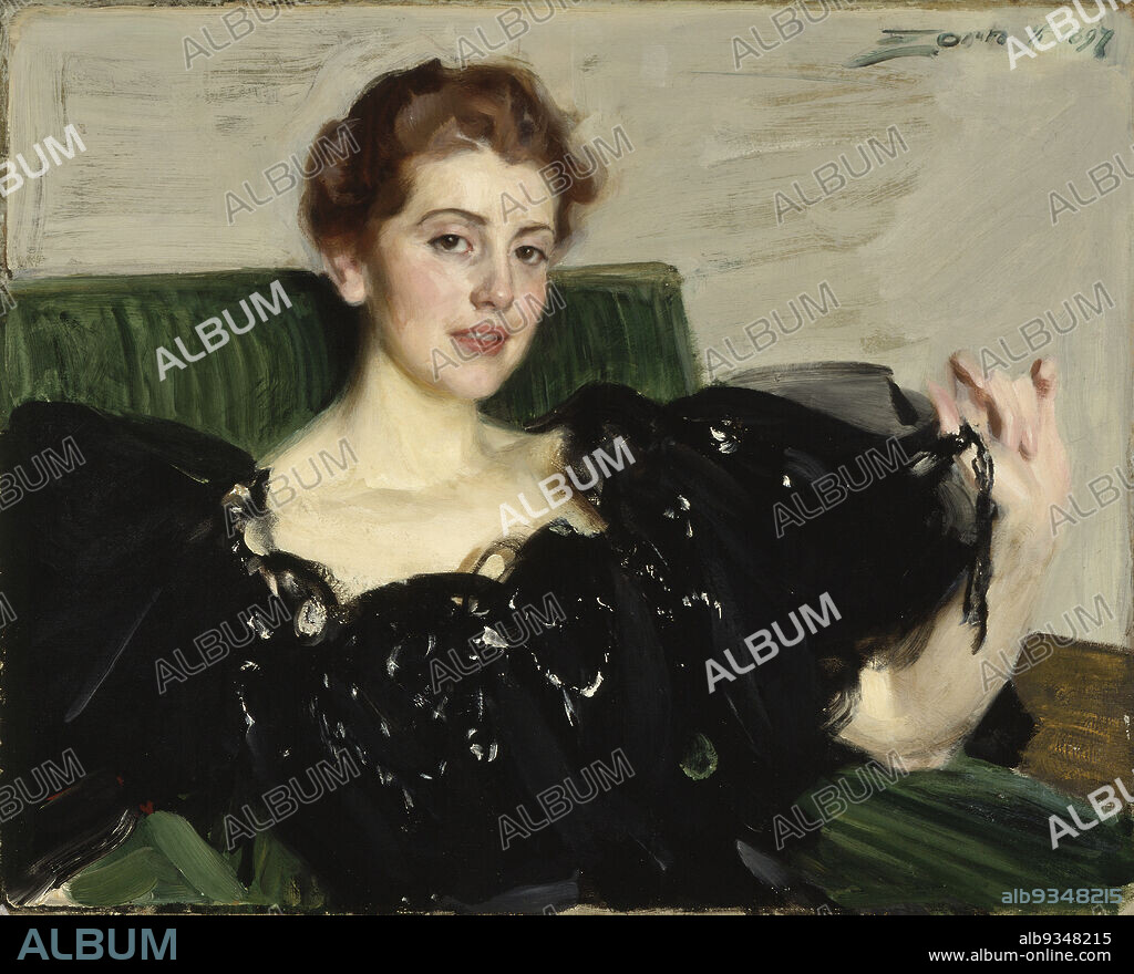Lucy Turner Joy, Anders Leonard Zorn, Swedish, 18601920, 1897, Oil on canvas, Made in United States, North and Central America, Paintings, 24 1/4 x 30 1/4 in. (61.6 x 76.8 cm).