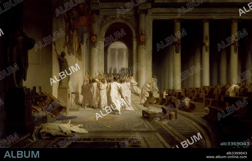 JEAN-LEON GEROME. The Death of Julius Caesar.