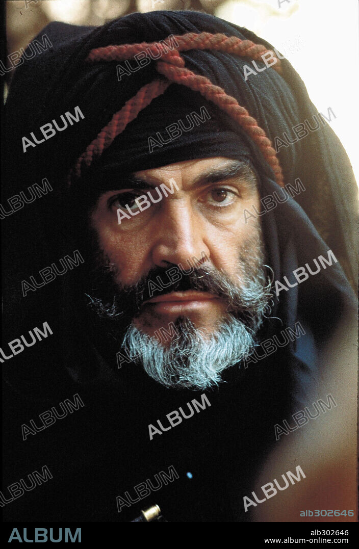SEAN CONNERY dans THE WIND AND THE LION, 1975, réalisé par JOHN MILIUS. Copyright COLUMBIA PICTURES.