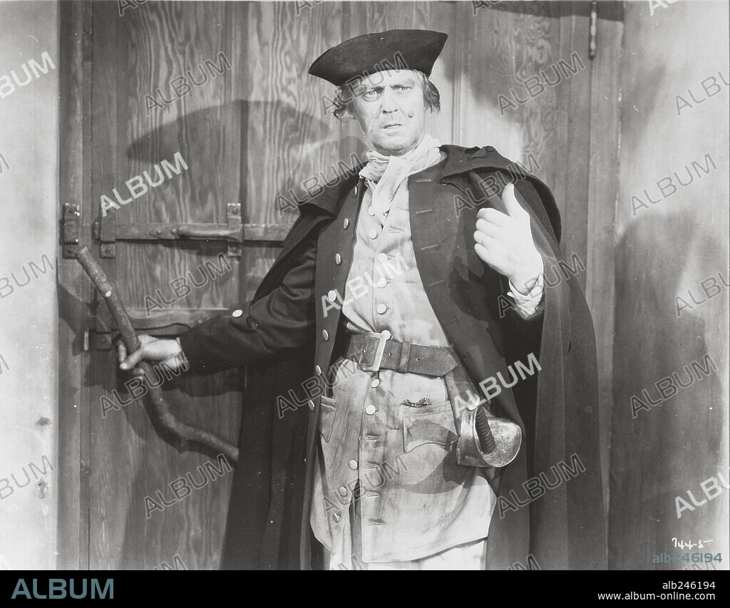 LIONEL BARRYMORE en LA ISLA DEL TESORO, 1934 (TREASURE ISLAND), dirigida por VICTOR FLEMING. Copyright M.G.M.