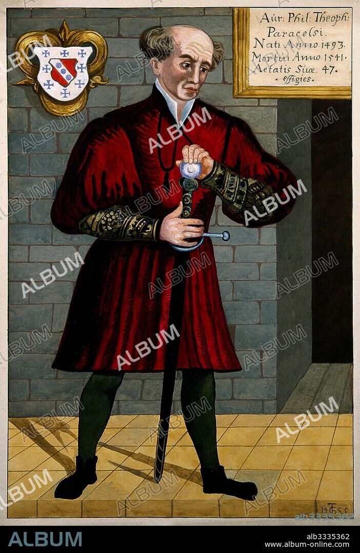 ANONYM. Philippus Theophrastus Aureolus Bombastus von Hohenheim (Paracelsus).