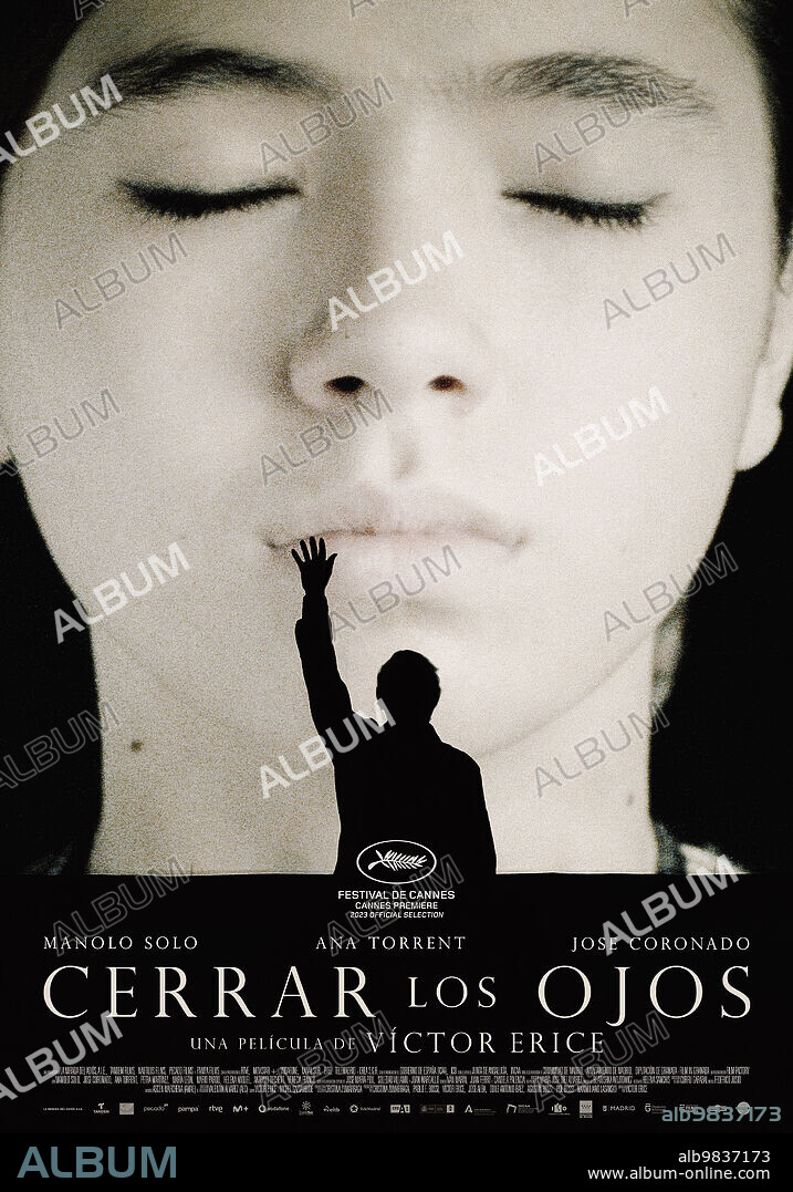 Poster of CLOSE YOUR EYES, 2023 (CERRAR LOS OJOS), directed by VICTOR ERICE. Copyright Tandem Films / Pampa Films.